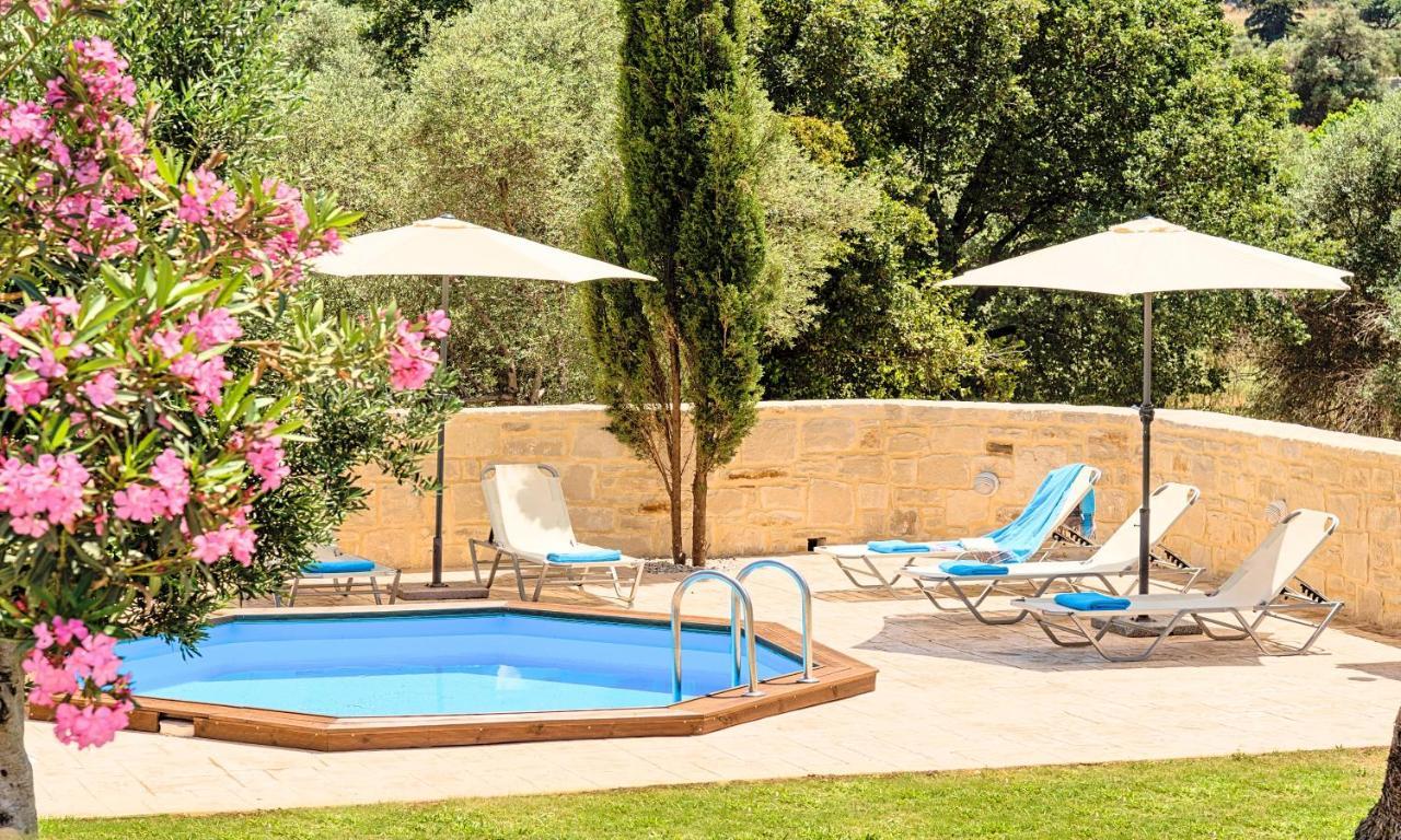 Villa Di Palma Heated Pool Koufi Exterior foto