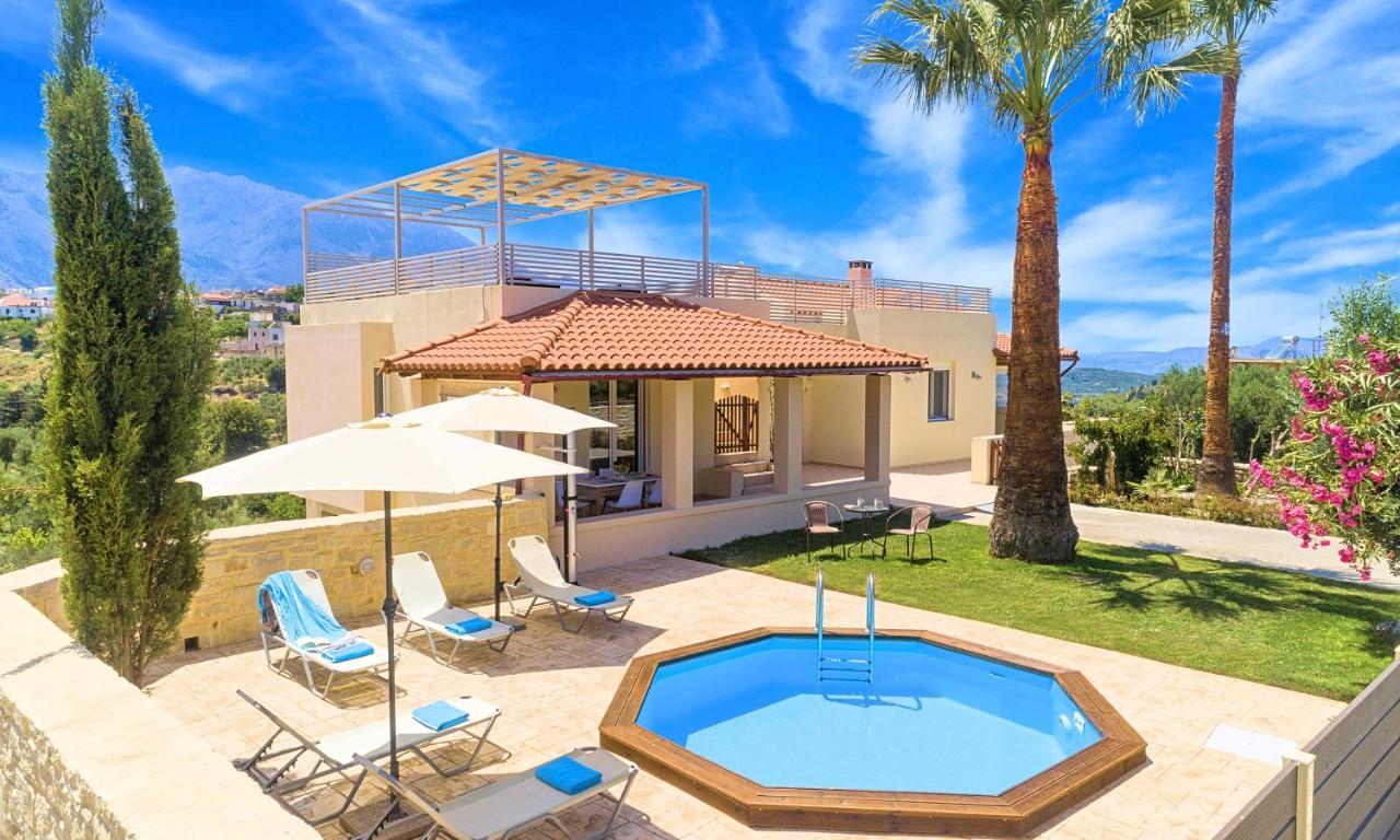 Villa Di Palma Heated Pool Koufi Exterior foto