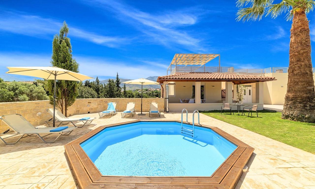 Villa Di Palma Heated Pool Koufi Exterior foto